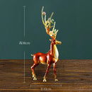GobekUsa Deer Peace Porch Decoration Set for Luxe Living Room TV Cabinet