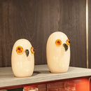 GobekUsa Cartoon Owl Glass Sculpture Home Decor Figurine