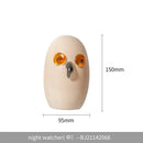GobekUsa Cartoon Owl Glass Sculpture Home Decor Figurine