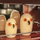 GobekUsa Cartoon Owl Glass Sculpture Home Decor Figurine