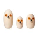 GobekUsa Cartoon Owl Glass Sculpture Home Decor Figurine