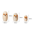 GobekUsa Cartoon Owl Glass Sculpture Home Decor Figurine