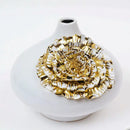 GobekUsa Fringe Geometry Ceramic Vase Wedding Home Decor Bouquet Flower Pot