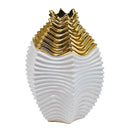 GobekUsa Fringe Geometry Ceramic Vase Wedding Home Decor Bouquet Flower Pot