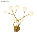 GobekUsa Glowing Acrylic LED Wall Light for Modern Bedside Lighting