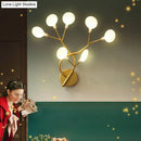 GobekUsa Glowing Acrylic LED Wall Light for Modern Bedside Lighting