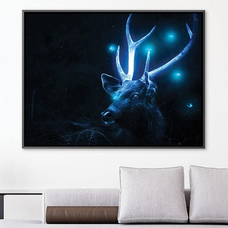 Glowing Deer Canvas