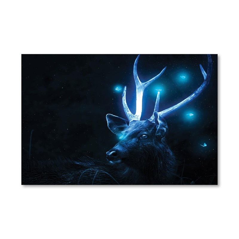 Glowing Deer Canvas