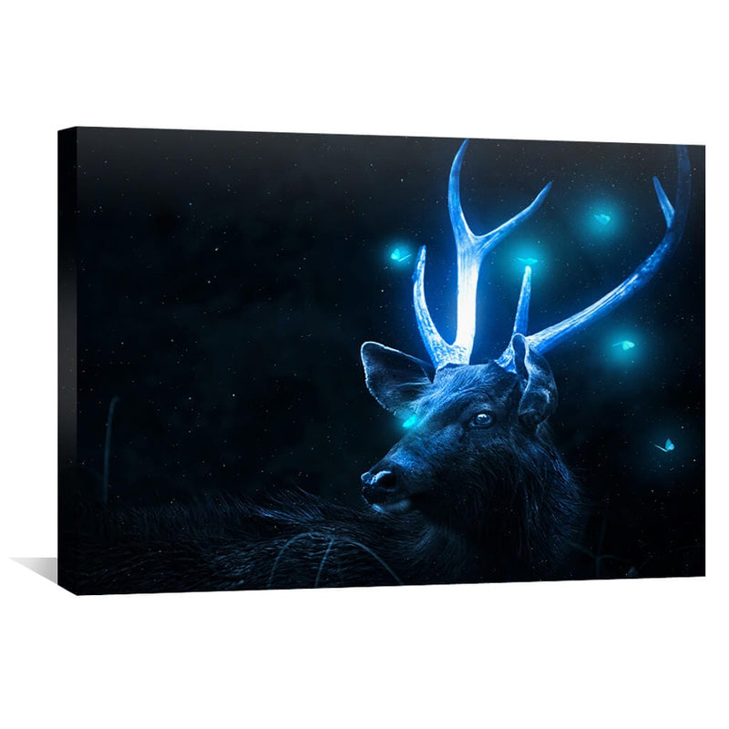 Glowing Deer Canvas