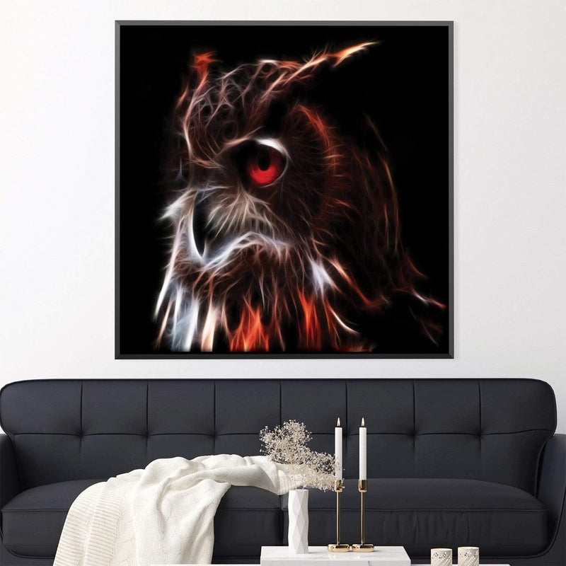 Glowing Owl Canvas