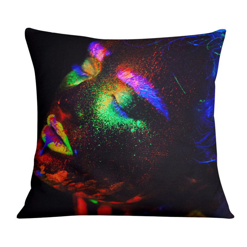 Glowing Woman B Cushion