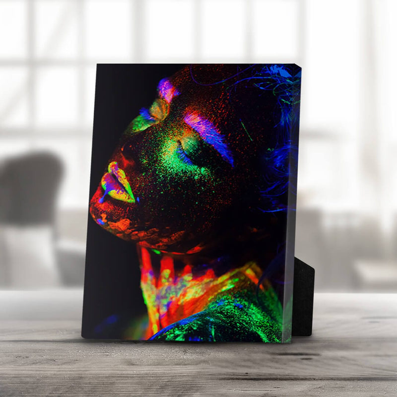 Glowing Woman B Desktop Canvas