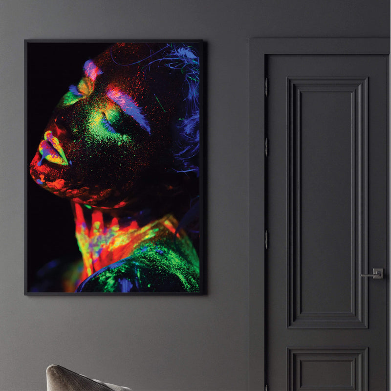 Glowing Woman Canvas