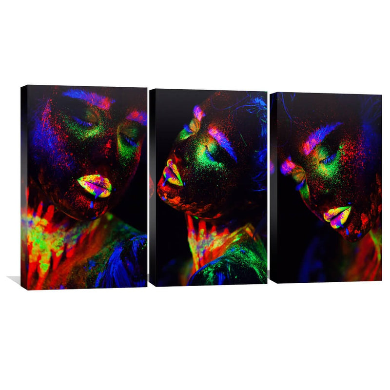 Glowing Woman Canvas