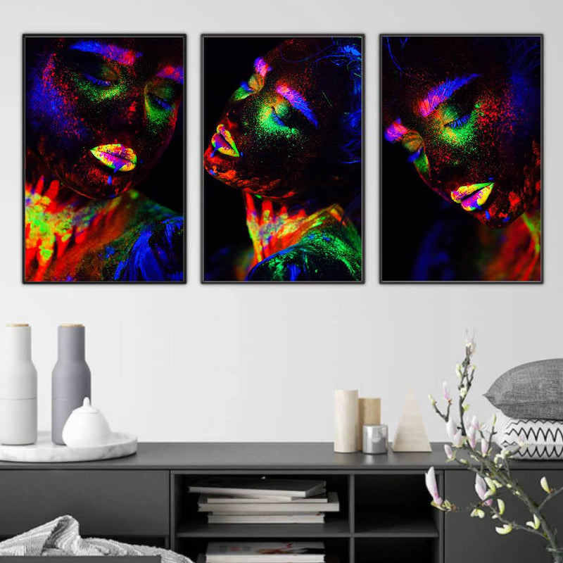 Glowing Woman Canvas