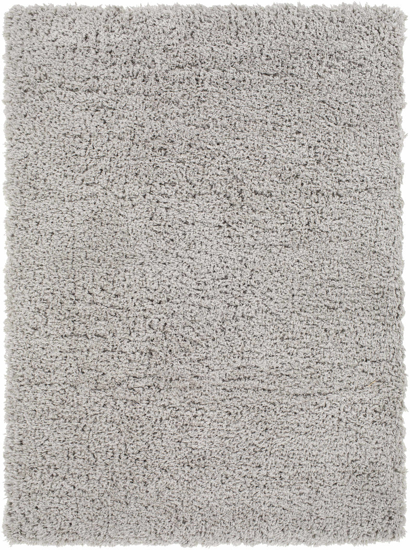 Siari Solid Medium Gray Shag Rug