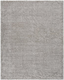 Siari Solid Medium Gray Shag Rug