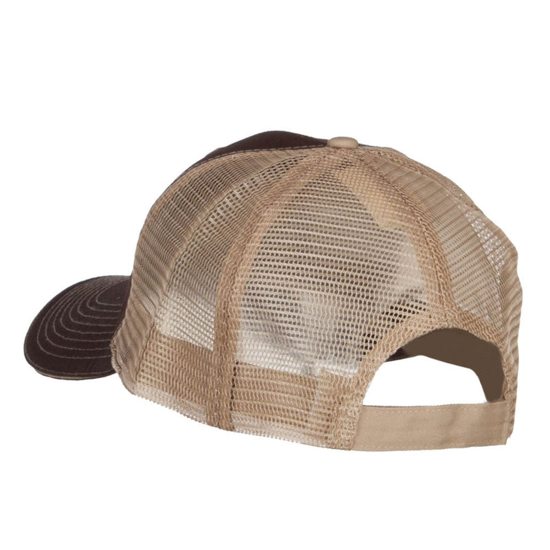 Big Size Garment Washed Cotton Twill Mesh Cap
