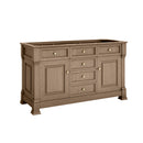 James Martin Brookfield 60" Double Bathroom Vanity, Pecan