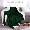 Velvet Plush Sherpa Bed Blanket - Sherpa Fleece Collection by Great Bay Home
