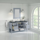 James Martin Breckenridge 60" Single Bathroom Vanity, Serenity Blue