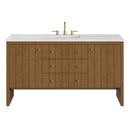 James Martin Hudson 60" Single Bathroom Vanity, Honey Oak