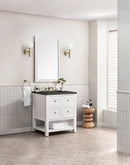 James Martin Breckenridge 30" Single Bathroom Vanity, Bright White