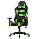 Adjustable Swivel Gaming Chair with LED Lights and Remote by LJGDeals