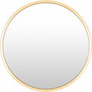 Guindarohan Gold Frame Round Mirror