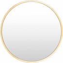 Guindarohan Gold Frame Round Mirror