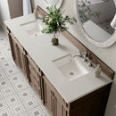 James Martin Bristol 72" Double Bathroom Vanity, Whitewashed Walnut
