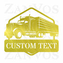 Semi Truck Monogram V2