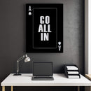 Go All In - Silver Canvas