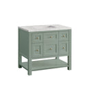 James Martin Breckenridge 36" Single Bathroom Vanity, Smokey Celadon