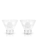 Gem Crystal Martini Glasses Set of 2