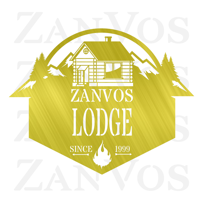 Mountain Cabin Monogram