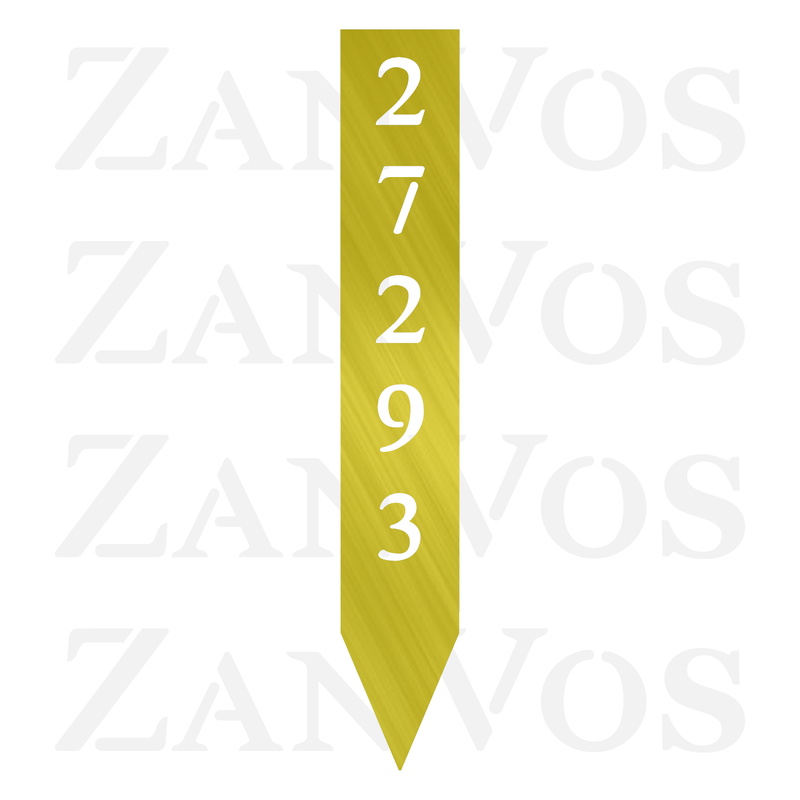 Address Yard Stake