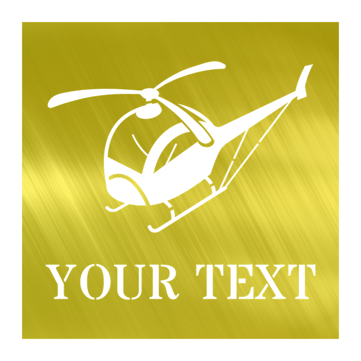 Helicopter Monogram
