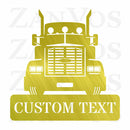 Semi Truck Monogram V3