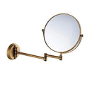 GobekUsa Adjustable Wall Mounted Cosmetic Mirror 1X/3X Magnification 2-Face Bathroom Mirror