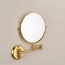 GobekUsa Adjustable Wall Mounted Cosmetic Mirror 1X/3X Magnification 2-Face Bathroom Mirror