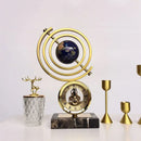 GobekUsa Clock Globe Decoration: Elegant Office & Living Room Home Decor