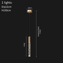 GobekUsa Crystal LED Chandelier: Stylish Staircase & Living Room Lighting