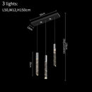 GobekUsa Crystal LED Chandelier: Stylish Staircase & Living Room Lighting