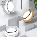Gold and frosted crystal led ceiling lamp for living room by Decorbites