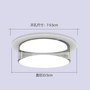 Gold and frosted crystal led ceiling lamp for living room by Decorbites