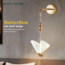 GobekUsa Nordic Butterfly Led Wall Light for Bedroom
