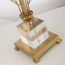 GobekUsa Crystal Branch LED Desk Lamp for Home Bedroom