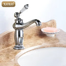 GobekUsa Bathroom Basin Faucet Deck Mounted Hot Cold Mixer 50045GT
