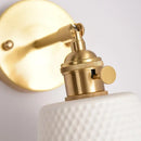 GobekUsa Ceramic LED Wall Sconce Light with Pull Chain Switch